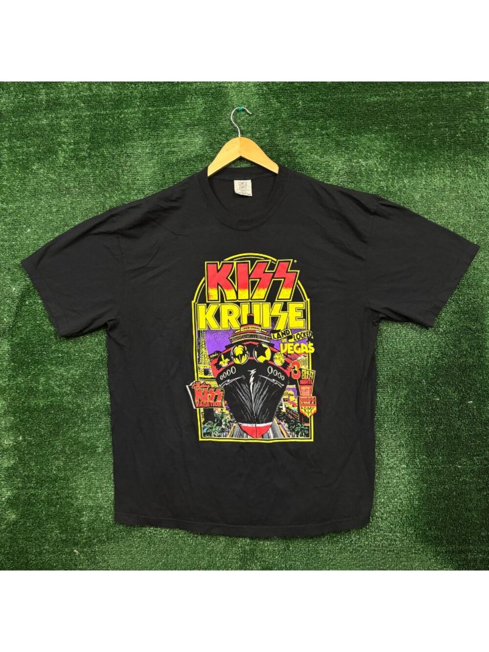 Kiss Kruise Land Locked In Vegas Rock Band T-Shirt Size 2XL